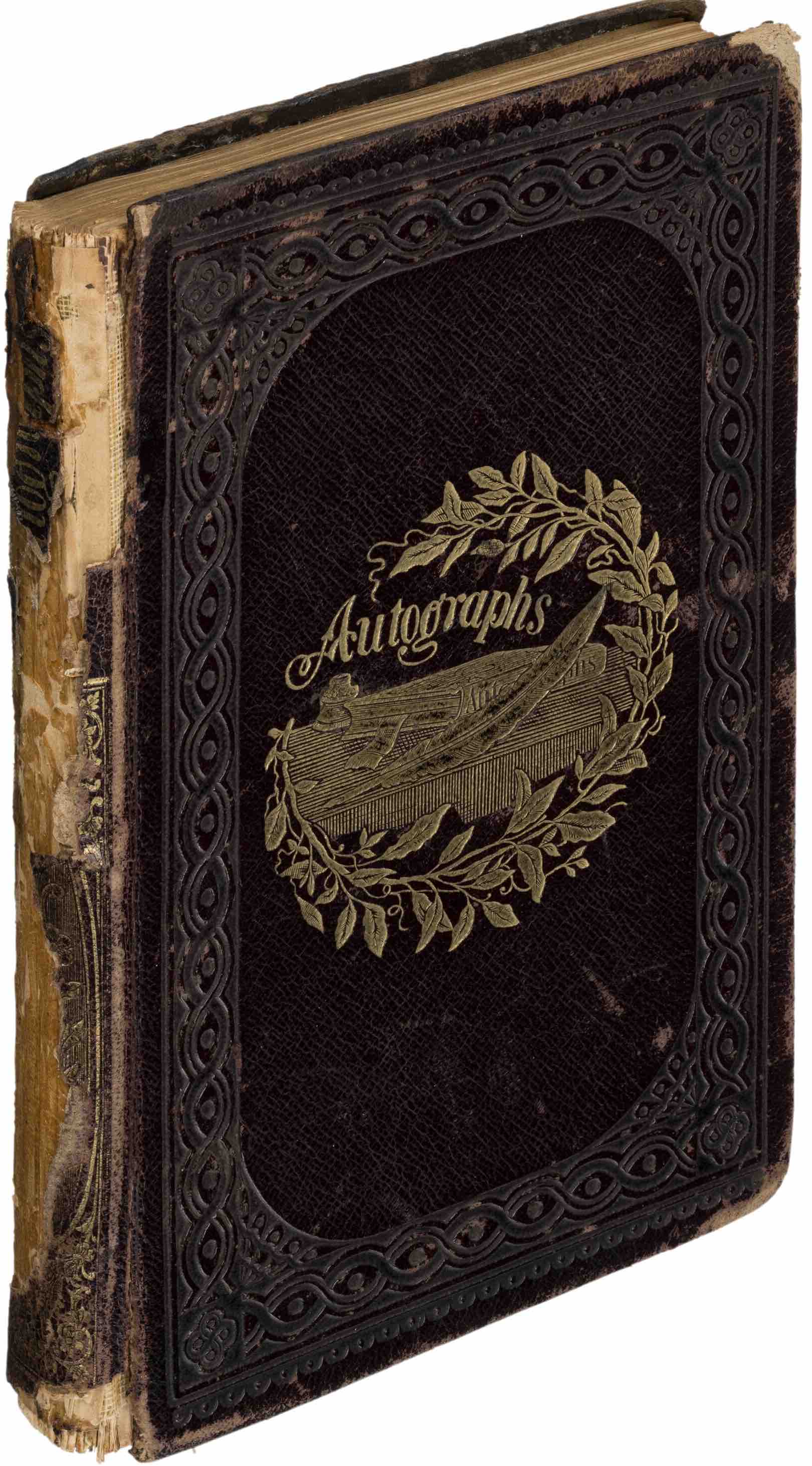 Autograph Album Signed by Abraham Lincoln