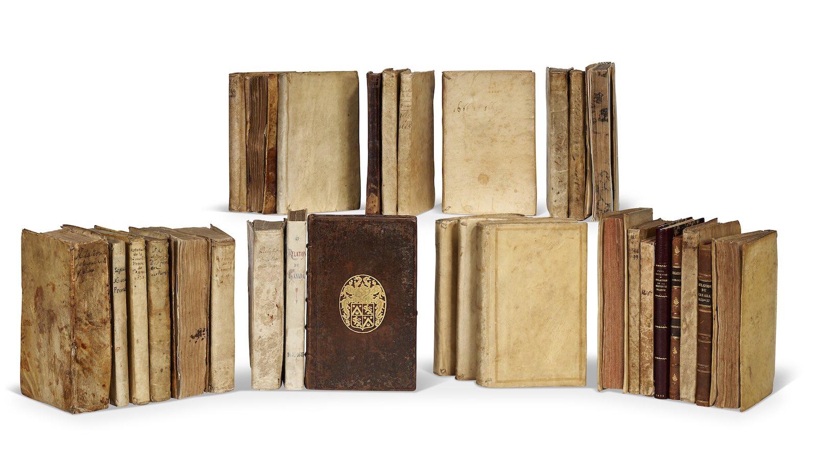 Jesuit Relations of New France. A collection of 30 Jesuit Relations describing the activities of the Jesuit missionaries in Canada