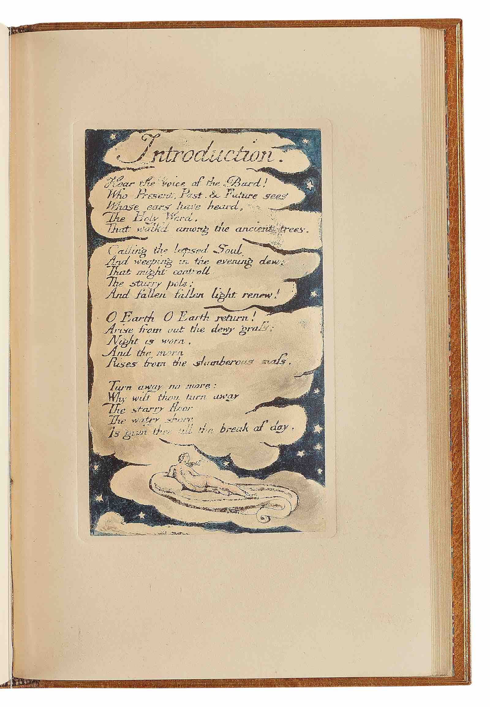 The Rothschild copy of William Blake’s Songs of Innocence and of Experience Shewing the Two Contrary States of the Human Soul