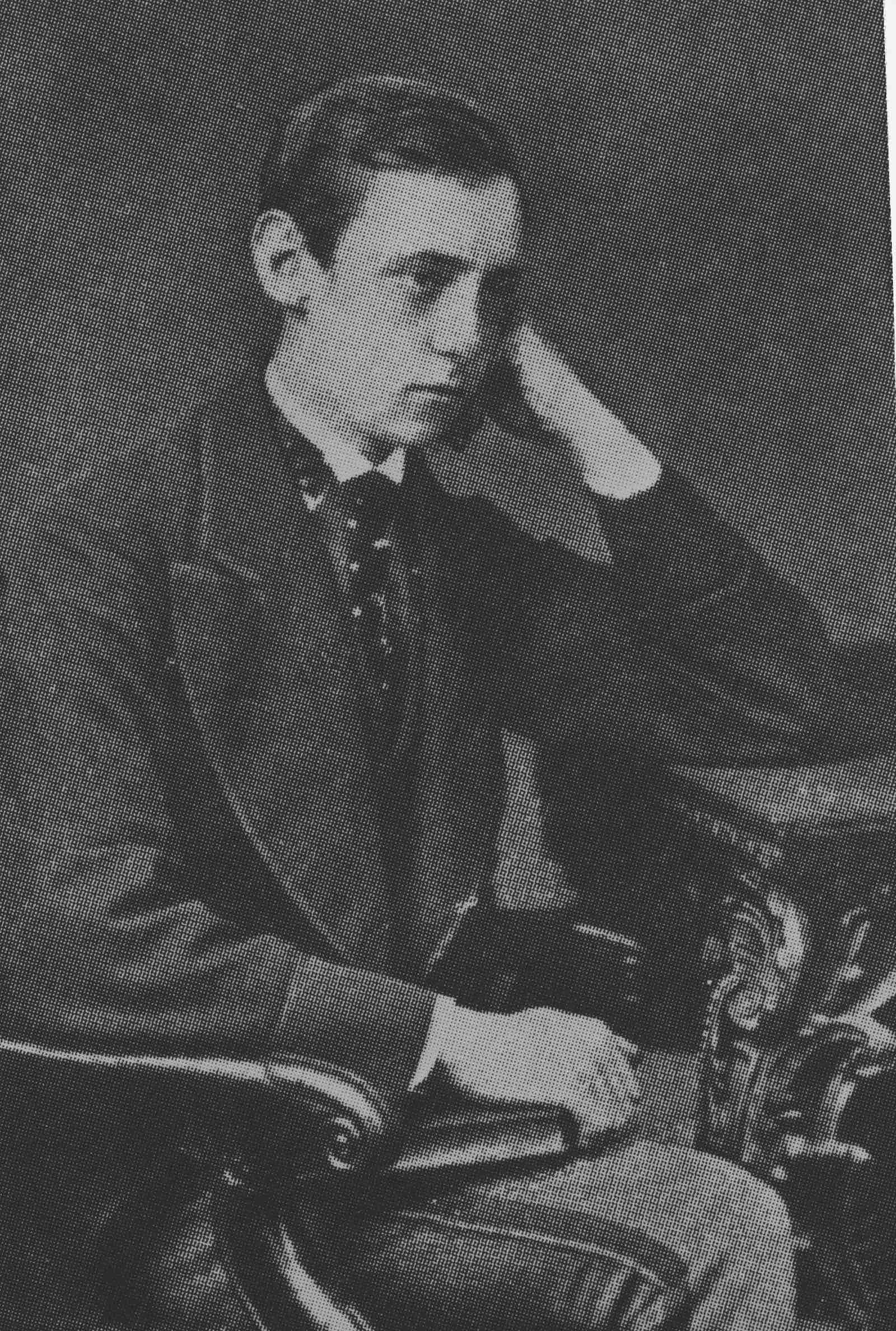 Edward 'Plorn' Dickens in 1868, shortly before he emigrated to Australia