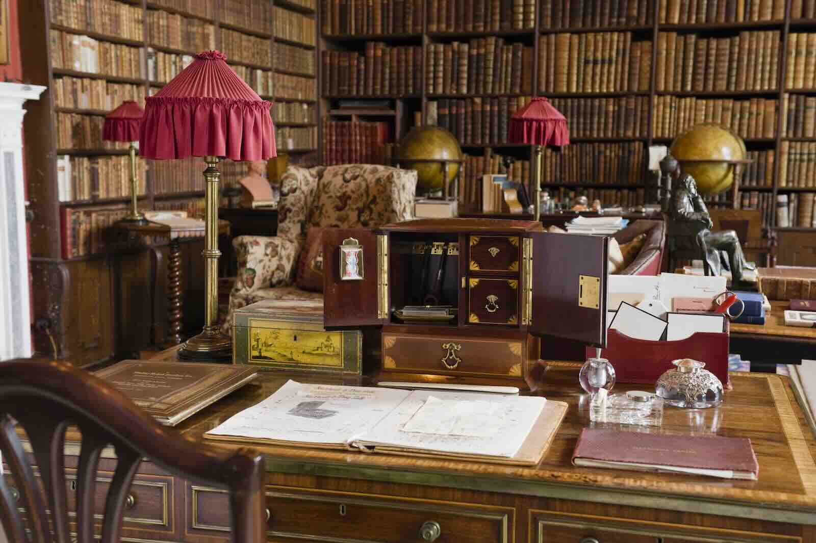The library at Kingston Lacy