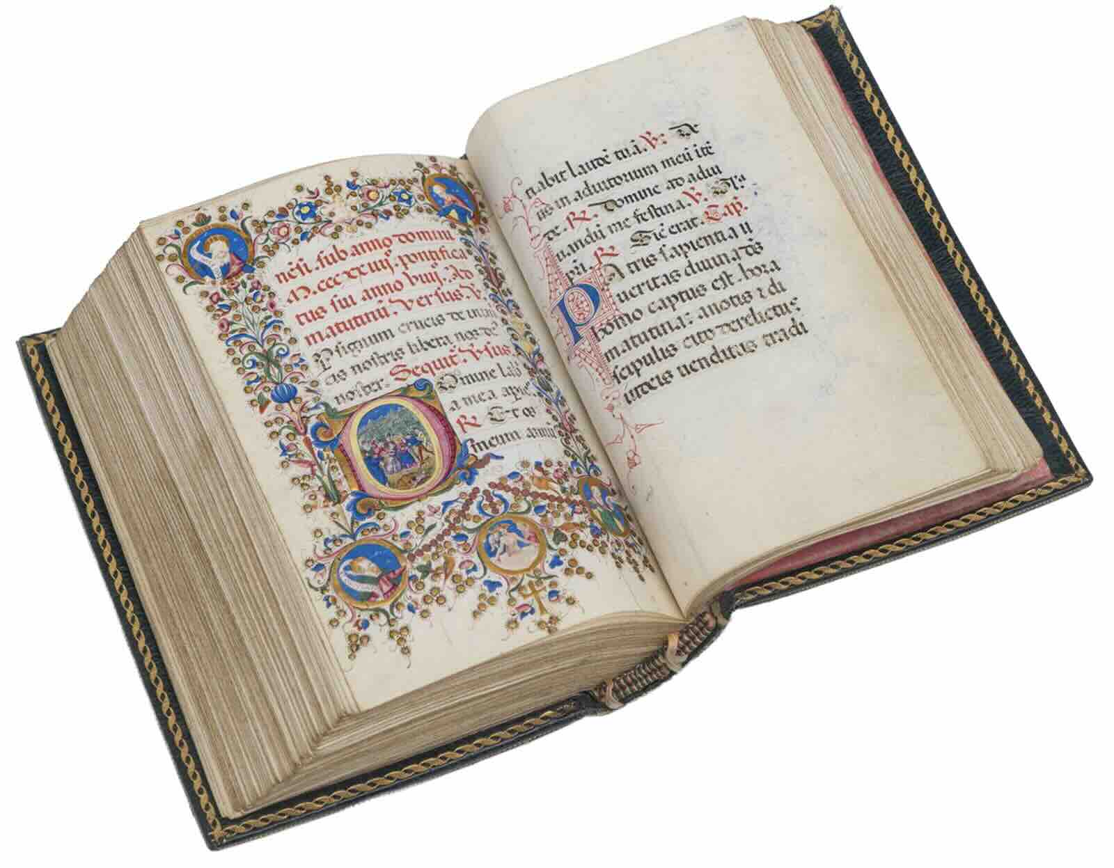 Book of Hours (use of Rome) in Latin, illuminated manuscript on parchment, Italy, Florence, c. 1460-1475, featuring 19 historiated initials by Francesco di Antonio del Chierico (1433-1484)