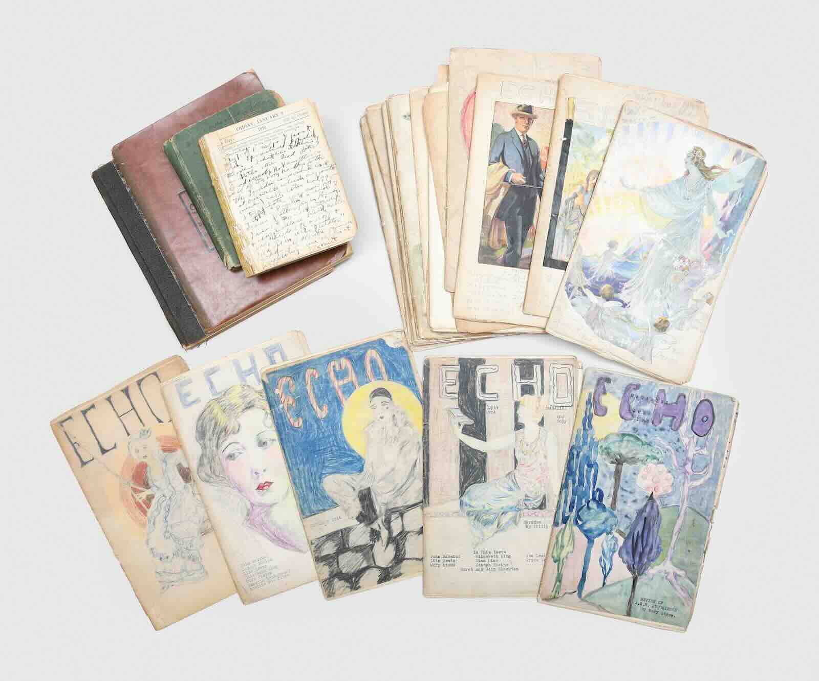 a collection of self-published magazines and personal diaries by a Michigan teenager Florence J. Beers, created in the 1920s