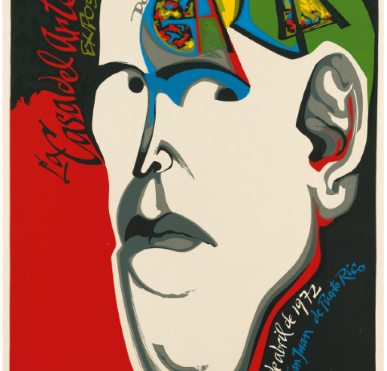 Puerto Rican poster from a collection offered at Swann Galleries this week