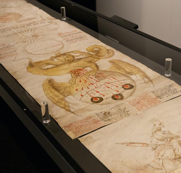 Ripley Scroll on Exhibit