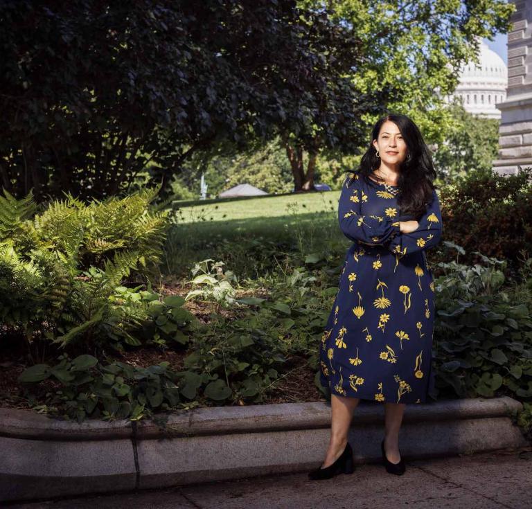Ada Limón portrait at Library of Congress