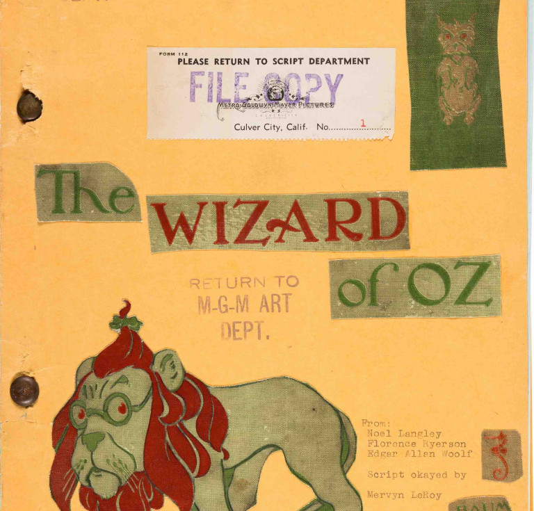 The Wizard of Oz script