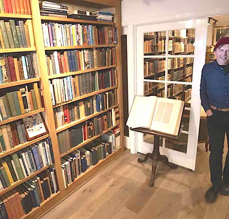 Nils Dickmann proprietor of Ballard Books in Seattle: