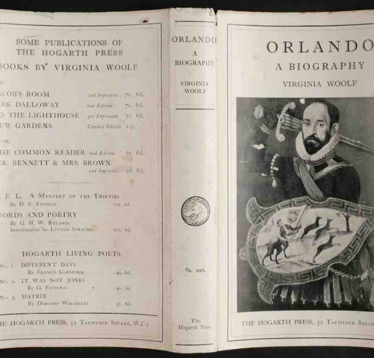 First edition of Orlando by Virginia Woolf, 1928