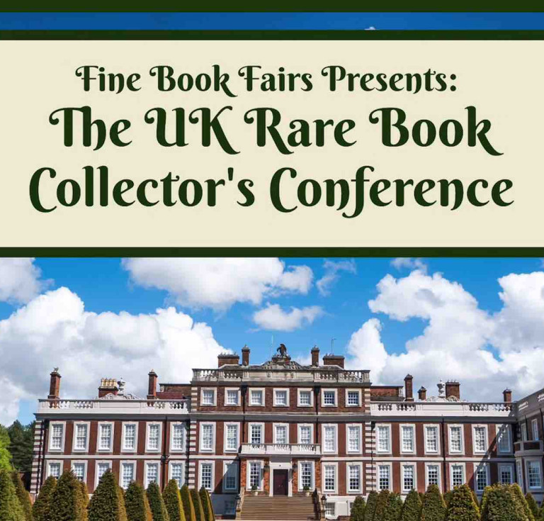 Fine Book Fairs prospective UK conference poster
