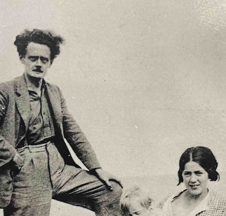 Chris, Valda and Michael Grieve in Whalsay, summer 1933